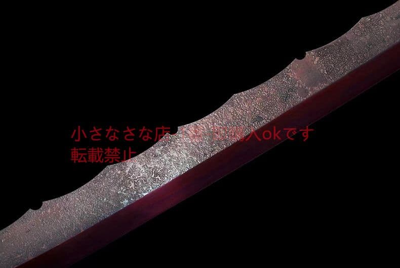 一体刺繍春刀紫霞（焼き紫金）古兵器 武具 刀装具 日本刀 模造刀 居合刀