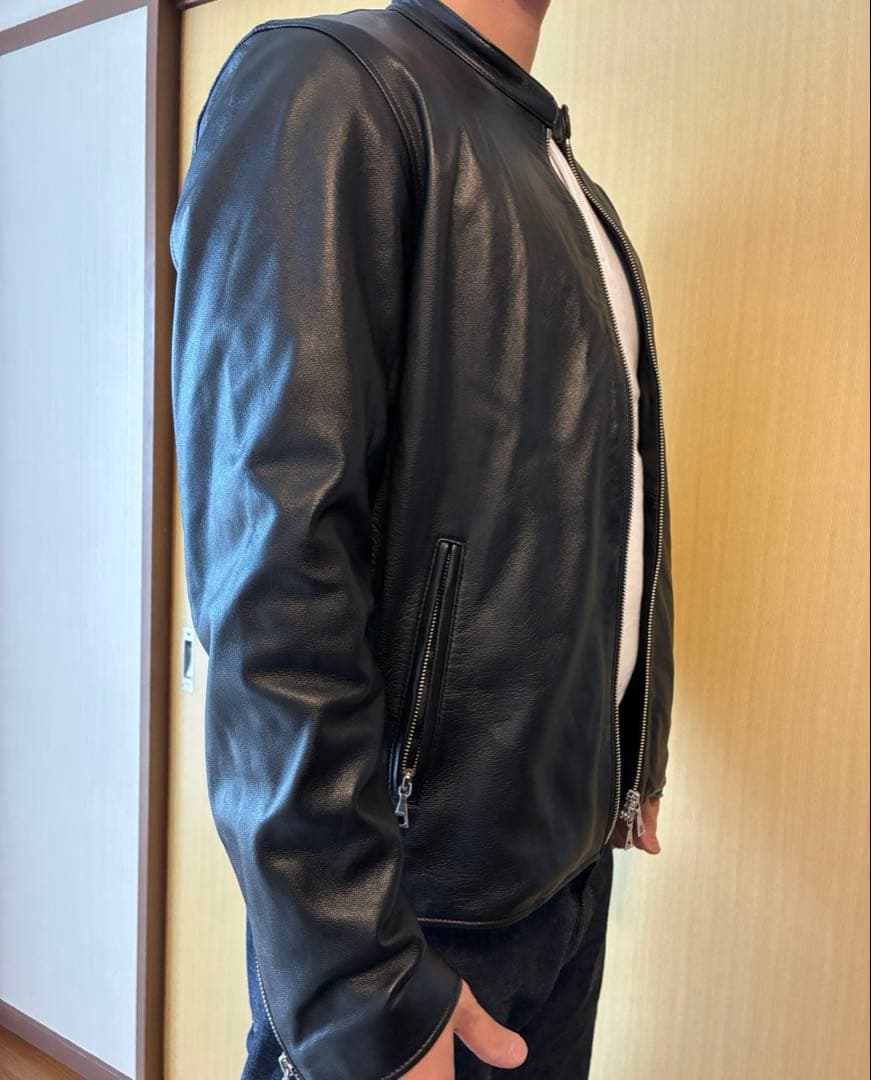 BEAMS HEART シングルライダースジャケット