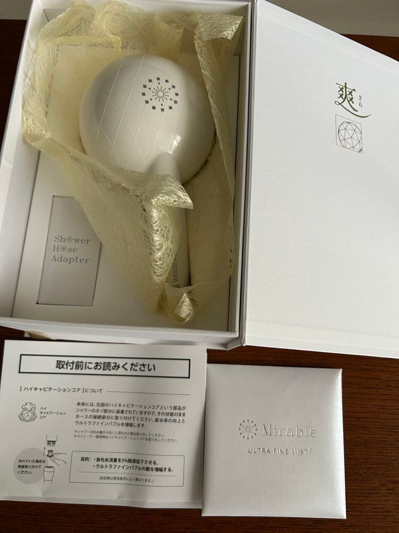 Mirable Sara ウルトラファインミスト シャワーヘッド爽