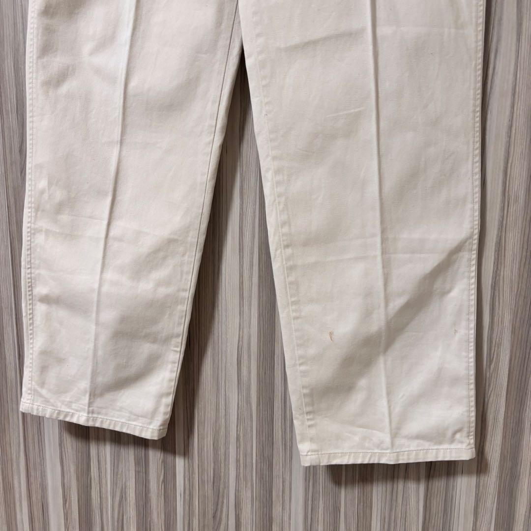 【初期タグUSA製】 ラルフローレン ポロチノ ホワイト チノパン 90s
