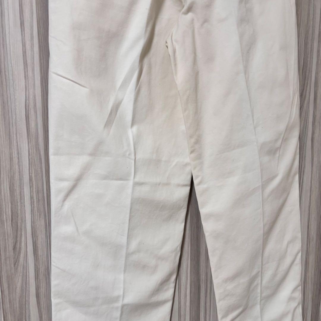 【初期タグUSA製】 ラルフローレン ポロチノ ホワイト チノパン 90s