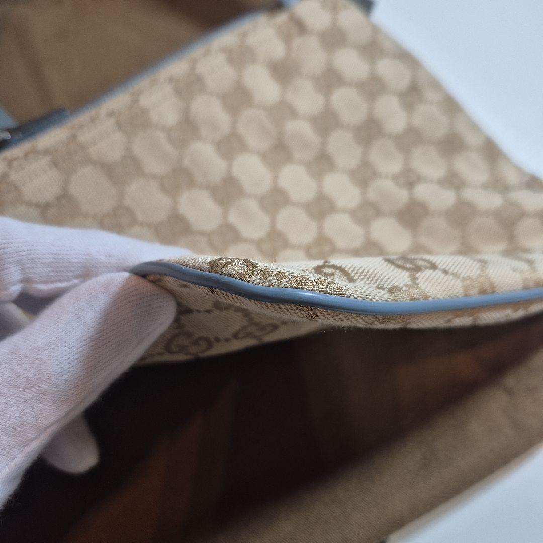 希少　GUCCI グッチ GGキャンバス シェリー ウェビング ショルダーバッグ