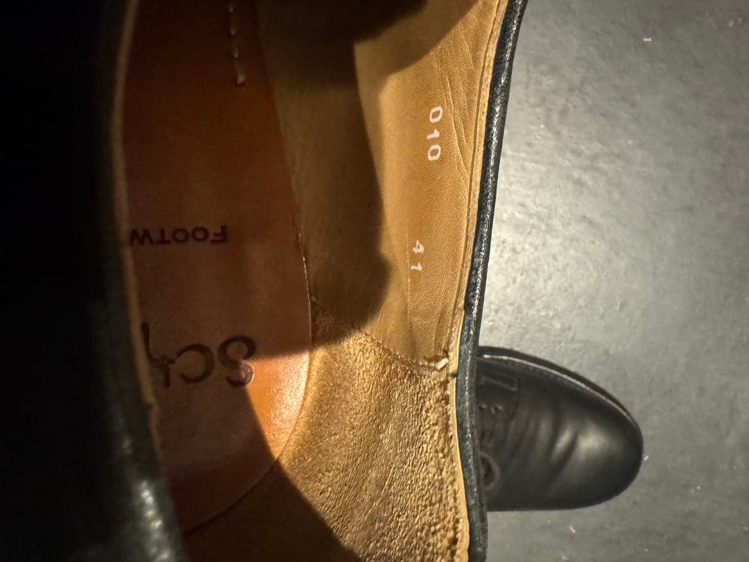 Scye ブラック ドレスシューズ 41