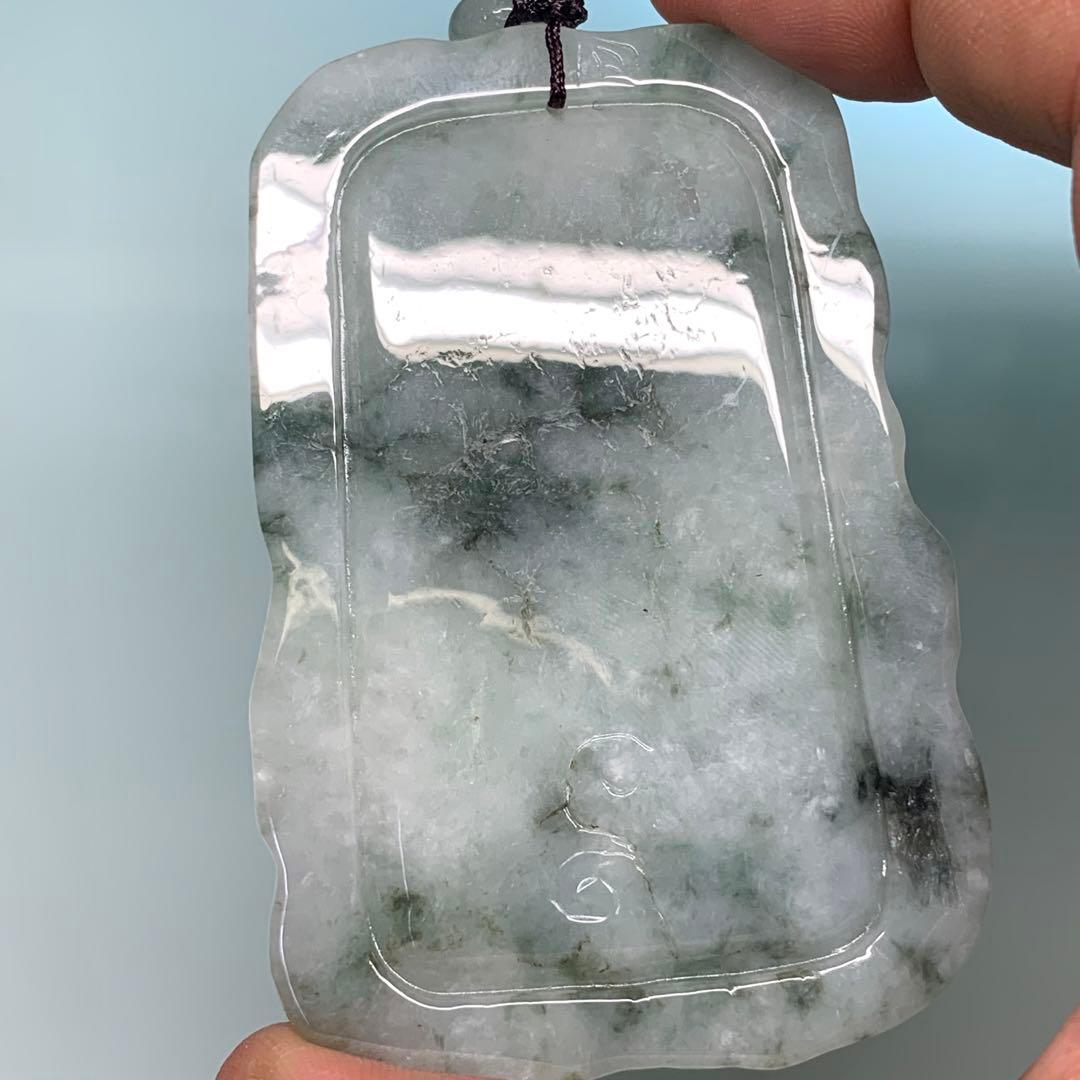 旧家蔵出　清国時代物　本物保証品　ヒスイ　翡翠 青龍　翡翠本物保証お守り