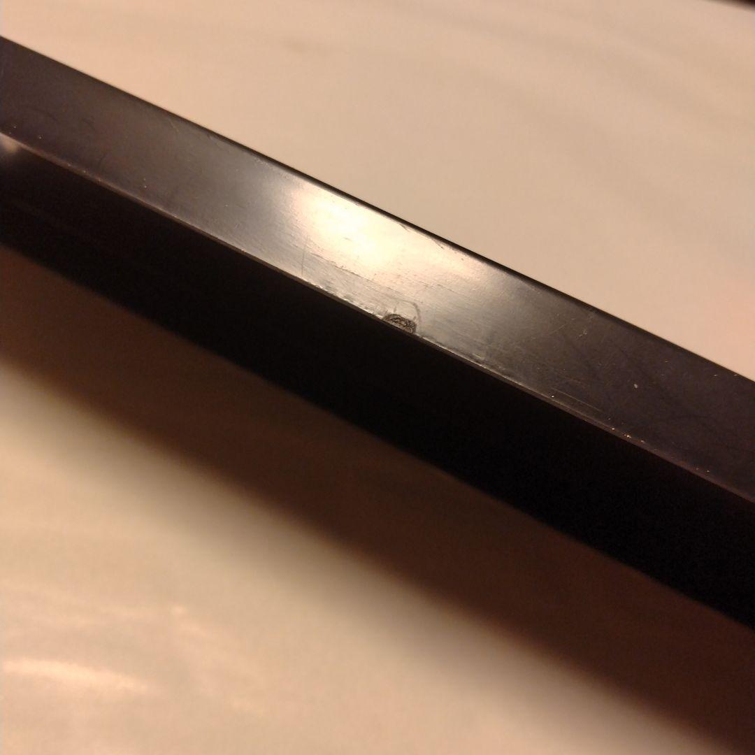 【U981】黒台　薬師窯　飾り台　陶器　ガラス