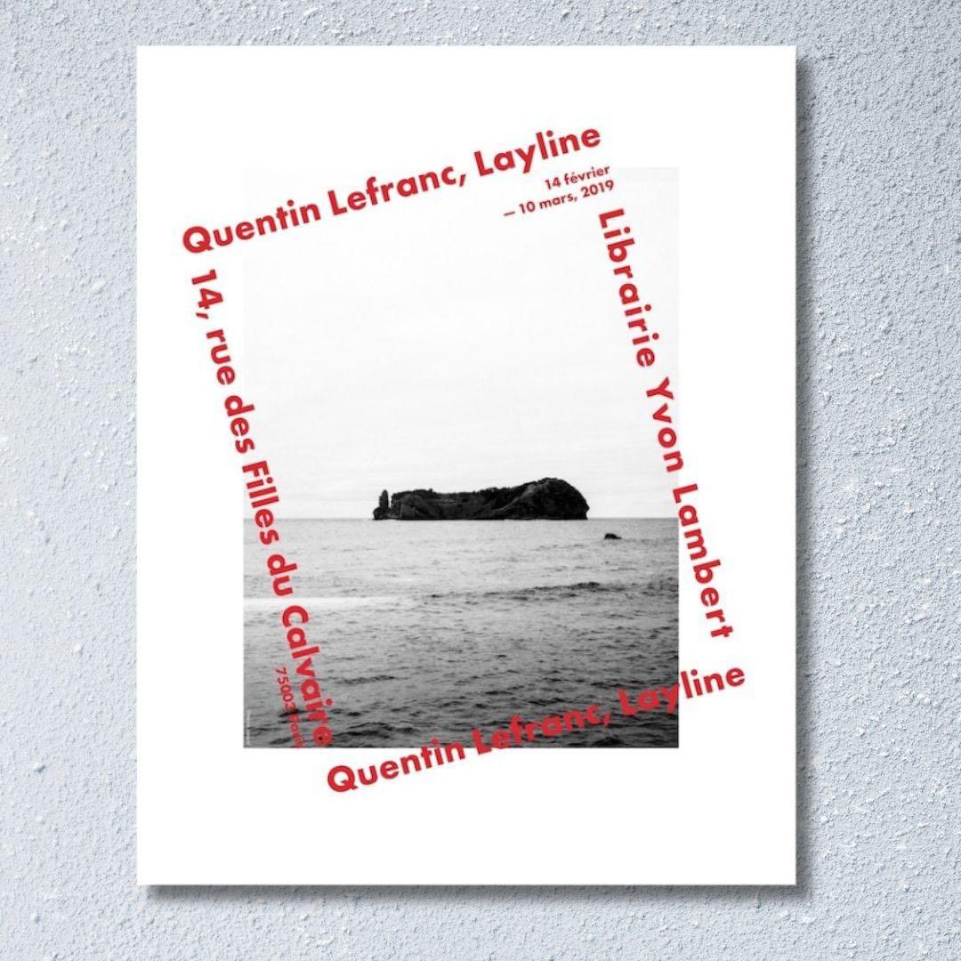 QUENTIN LEFRANC \"LAYLINE\" (print) 希少ポスター