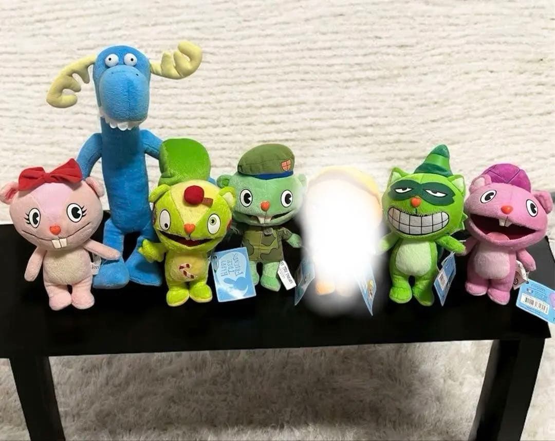 ハッピーツリーフレンズ ぬいぐるみセット 7体 フリッピー ナッティ 他諸々