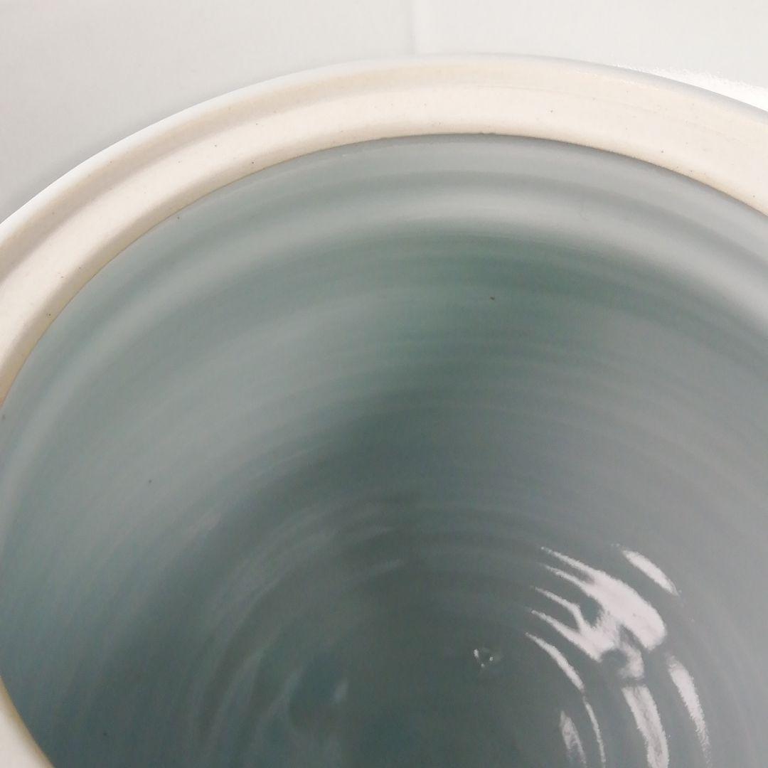 Ｔ６７４　水指　『白磁花水指』『宝林　趙誠主 造』　共箱　茶道具