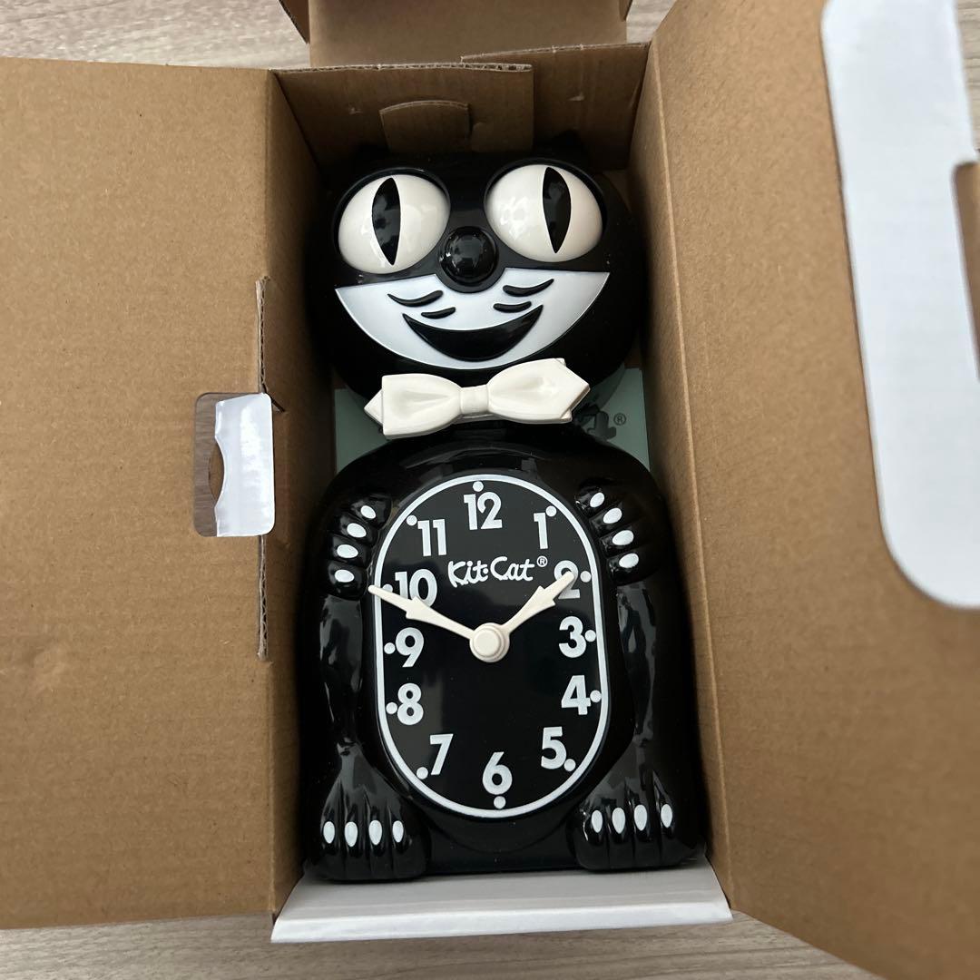 Kit-Cat Klock クラシックブラック BC-1