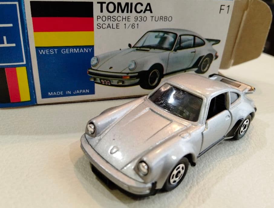 激レア トミカ青箱 ポルシェ930ターボ 日本製
