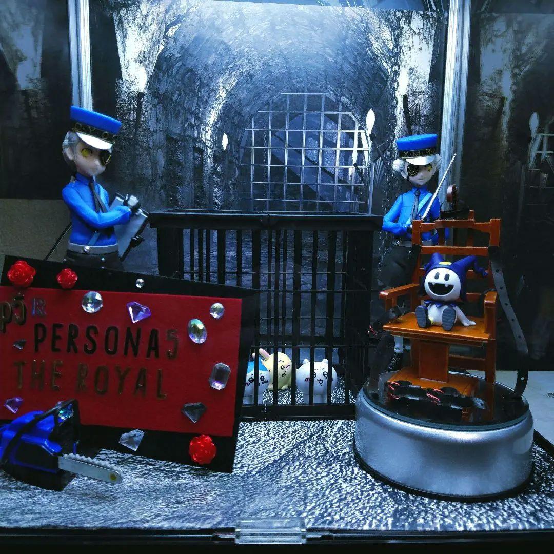 レア ペルソナ5 フィギュア ジオラマ カスタム ジュスティーヌ カロリーヌ