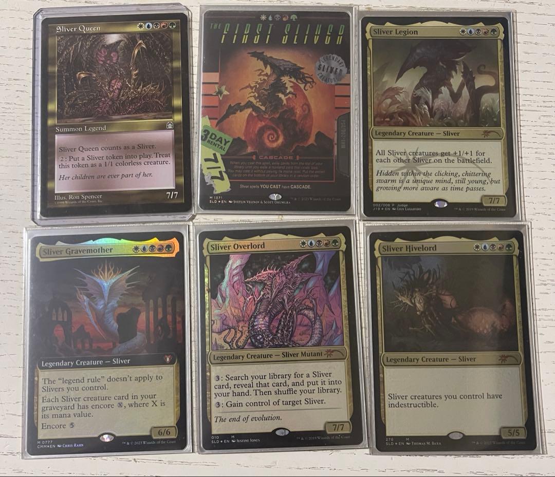 MTG EDH スリヴァー デッキパーツ フルfoil セット 統率者