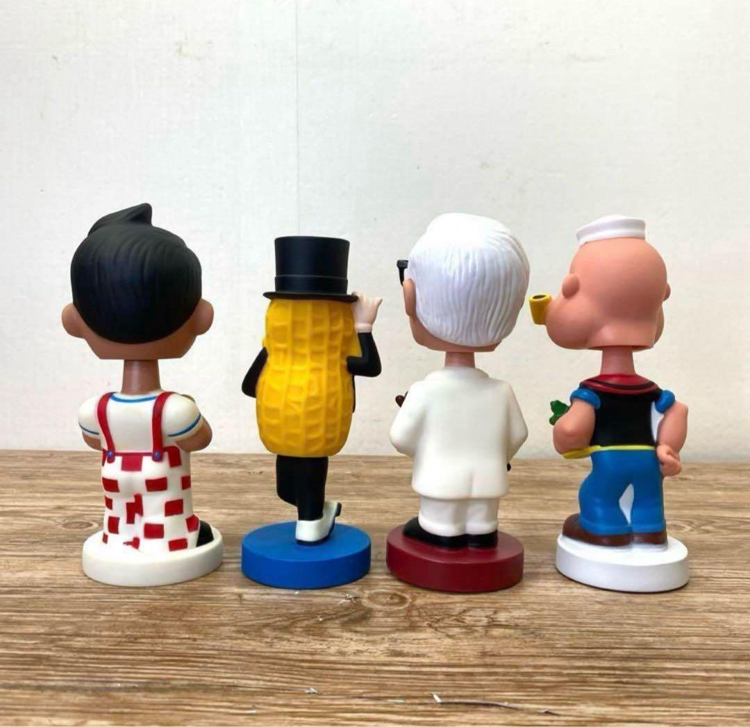 m*u様 (新品未使用品)アメリカンキャラ ボビングヘッド フィギュア4点SET