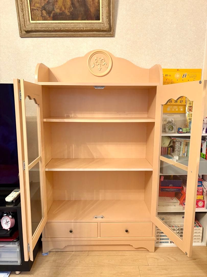 ★匿名配送★ リンホーリン IDC大塚家具 キャビネット/飾り棚