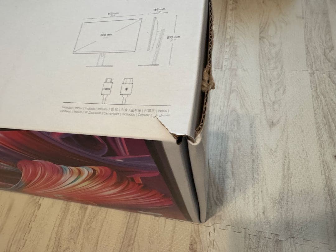 DELL 27インチ 4Kモニター 本体 S2721QS箱付き