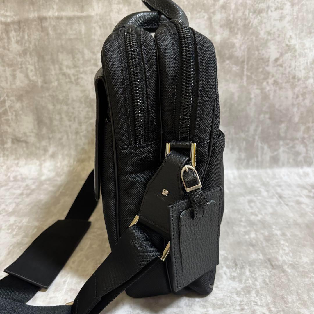 I36 エルメネジルドゼニア　ビジネスバッグ　ブリーフケース　2way 黒