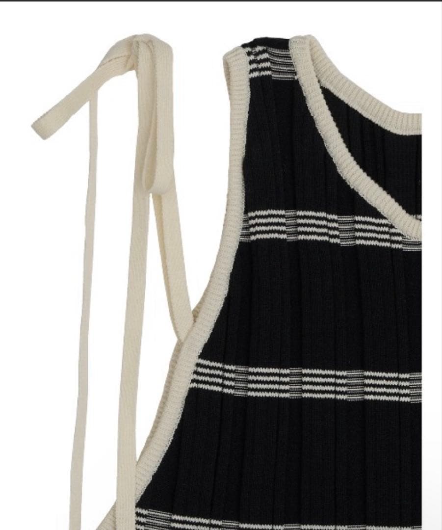 トップス MEDI PURIPURI SHORT KNIT TOP/AMERI