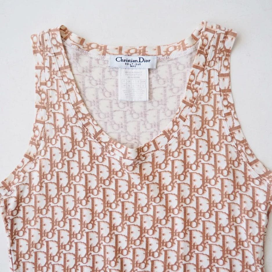 希少 クリスチャンディオール ジョンガリアーノ期 トロッター柄 刺繍 トップス