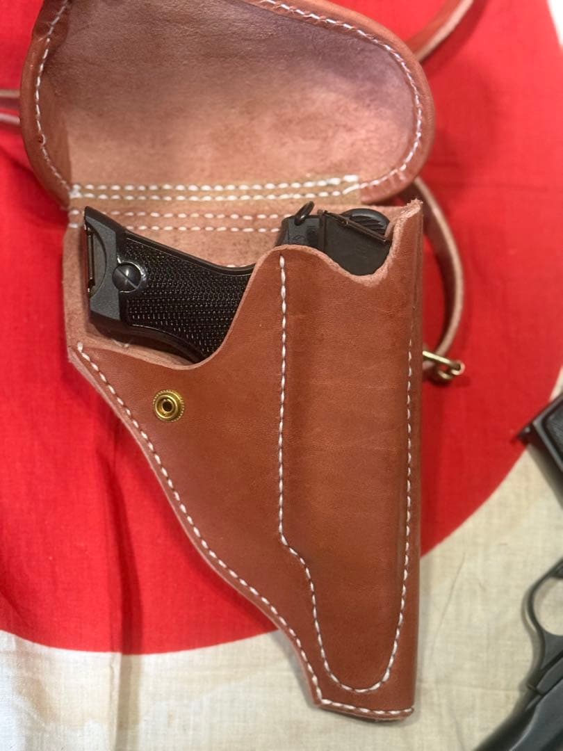 ❷日本軍将校用　九四式自動拳銃、ブローニング M1910用 ホルスター（複製品）