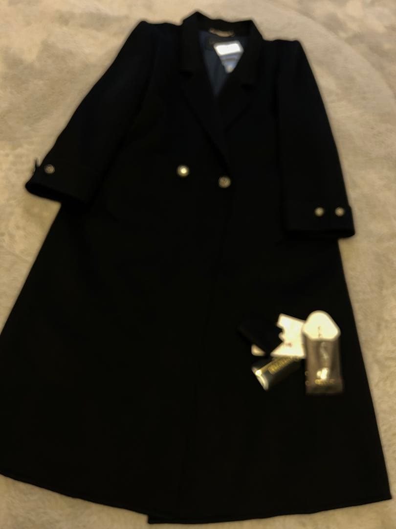 クレモナタグ付き未使用（訳あり） 上質なカシミヤ100％ロングコート