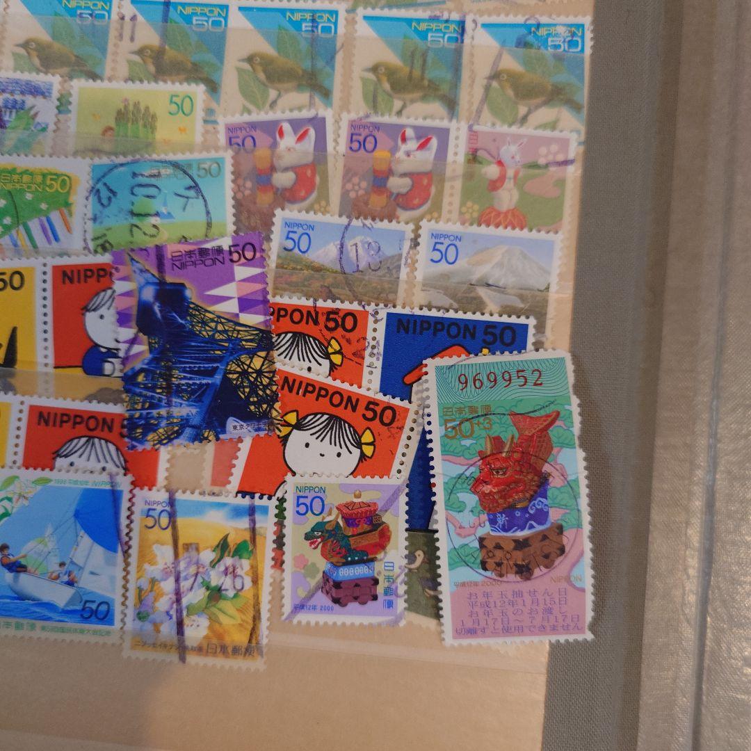NIPPON 使用済切手 ページ2 74枚まとめ売り
