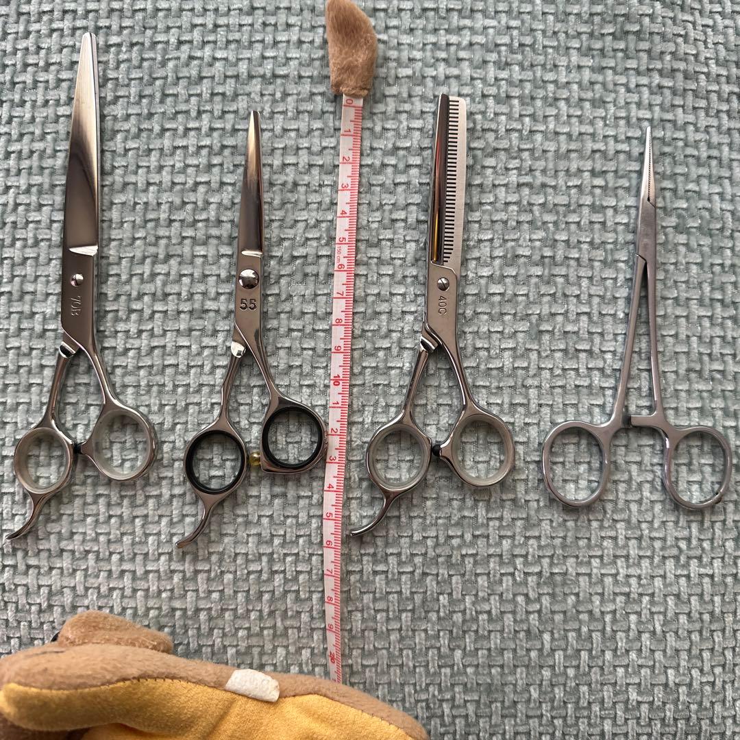トリミングハサミ 4本セット