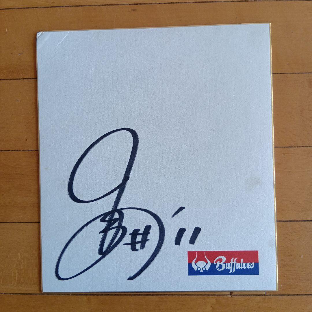 近鉄Buffaloes サイン色紙セット