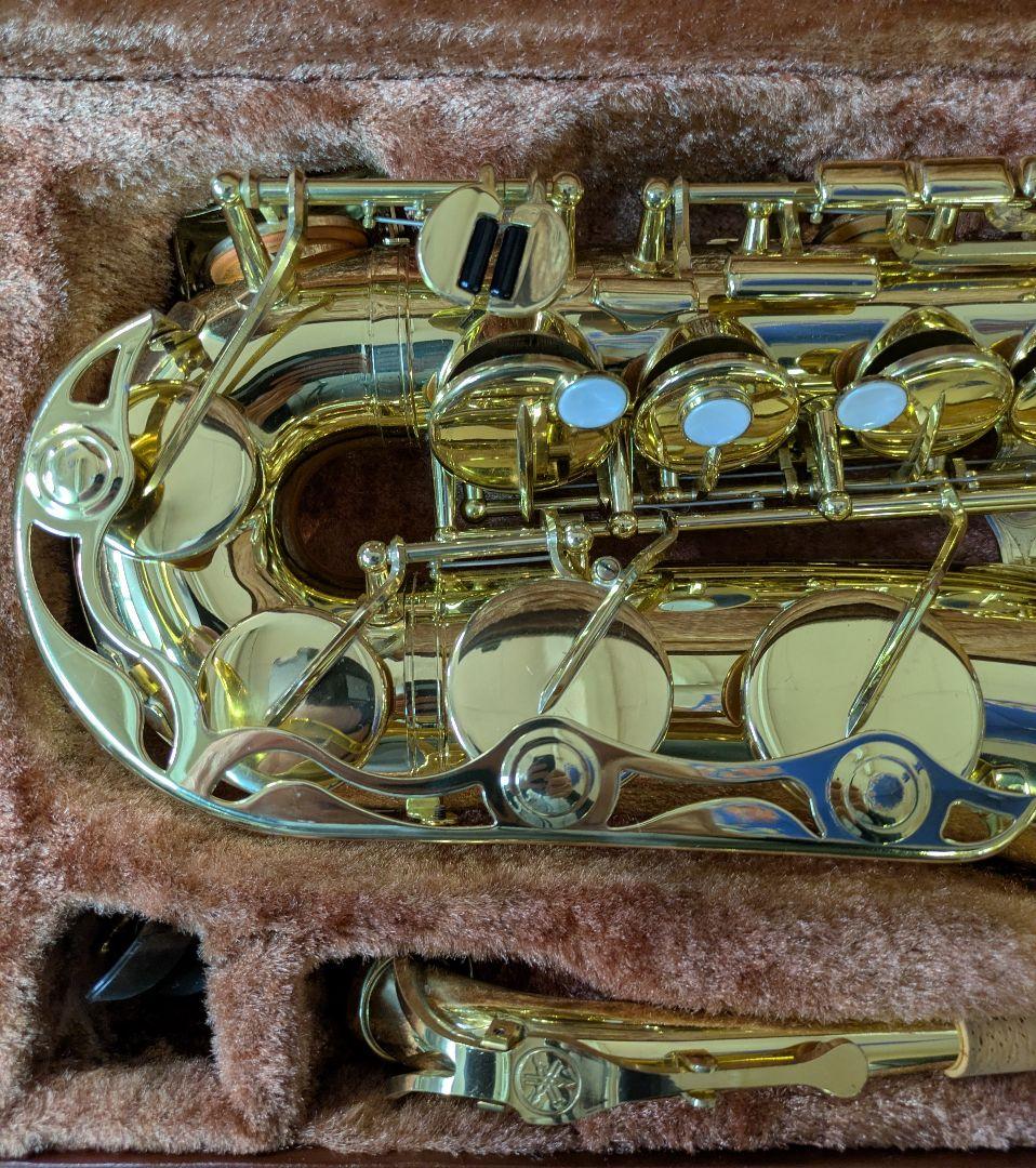 美品 YAMAHA アルトサックス　YAS-24　ストラップ ハードケース付き