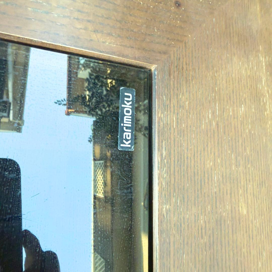 カリモク センターテーブル ガラス ローテーブル 木製 高級感