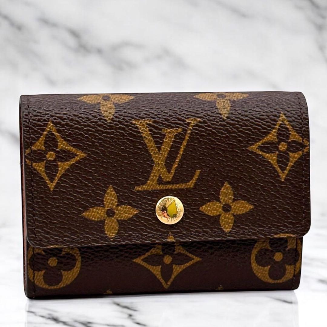 極美品 箱付 ルイヴィトン モノグラム ポルトモネプラ ケース 財布 小銭