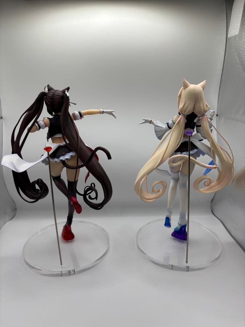 ネコぱら　1／7スケールフィギュア　ショコラ&バニラ　レースクイーンver