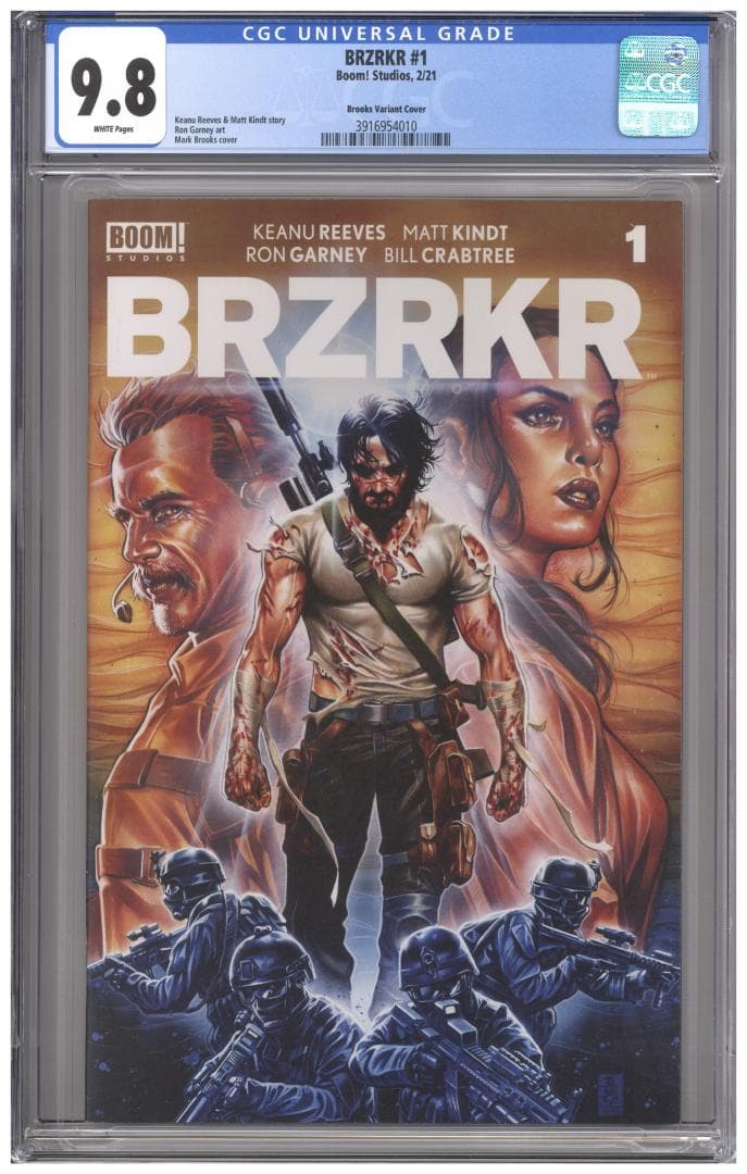 アメコミリーフ BRZRKR #1 CGC 9.8