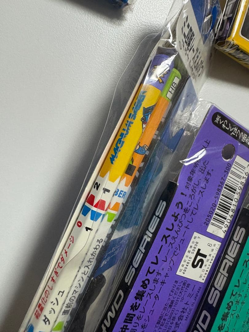 ミニ四駆レースえんぴつ シューターキャップセット