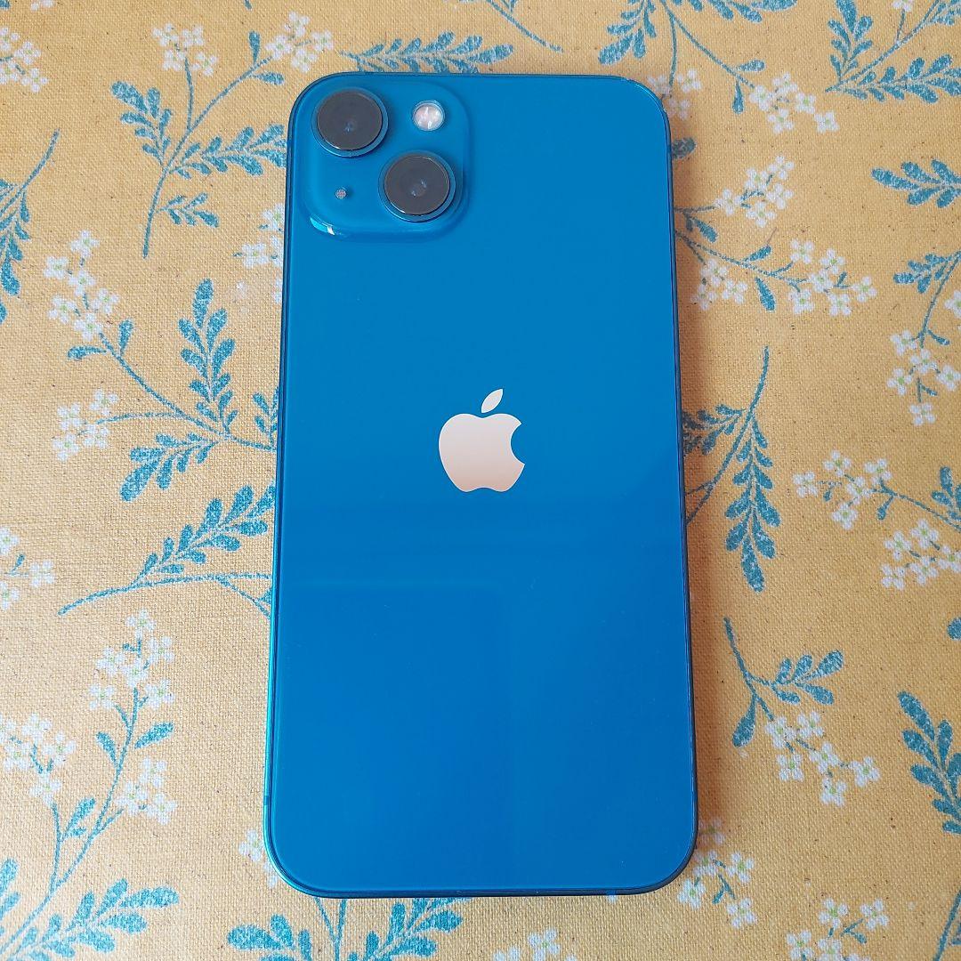 Apple iPhone 13 本体 青　128GB　iFaceケース付き