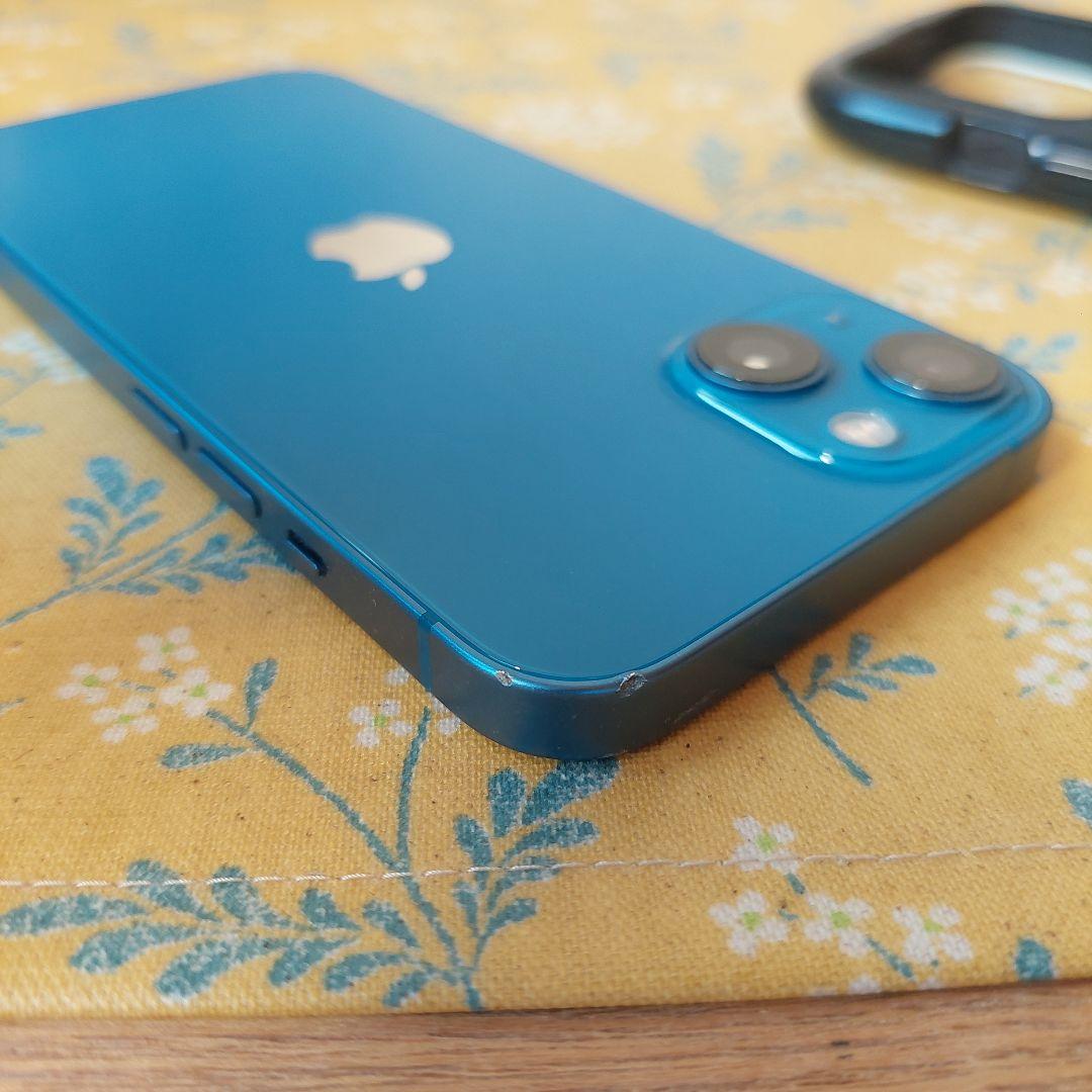 Apple iPhone 13 本体 青　128GB　iFaceケース付き