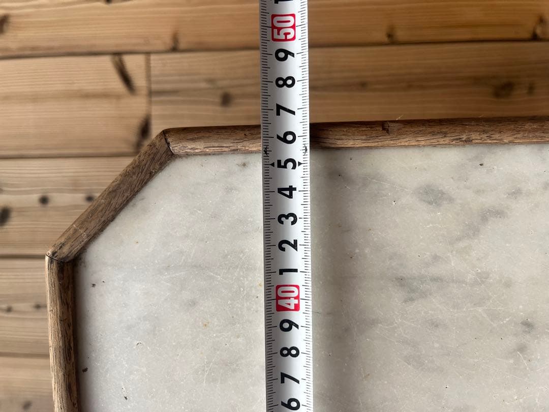 古いコーヒーテーブル大理石ヴィンテージアンティークレトロ店舗什器ブロカント