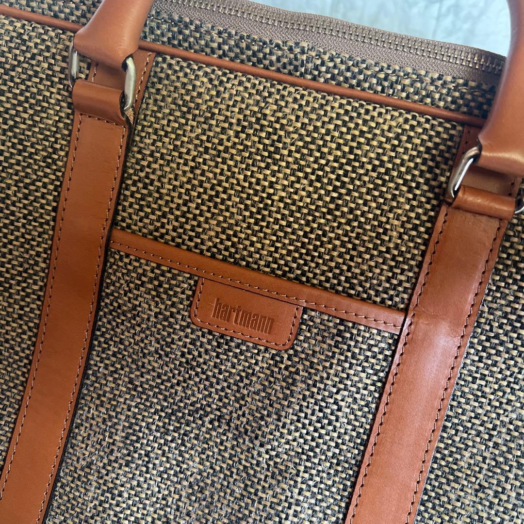 Hartmann ハートマン ツイード クラシックブリーフケース ビジネスバッグ