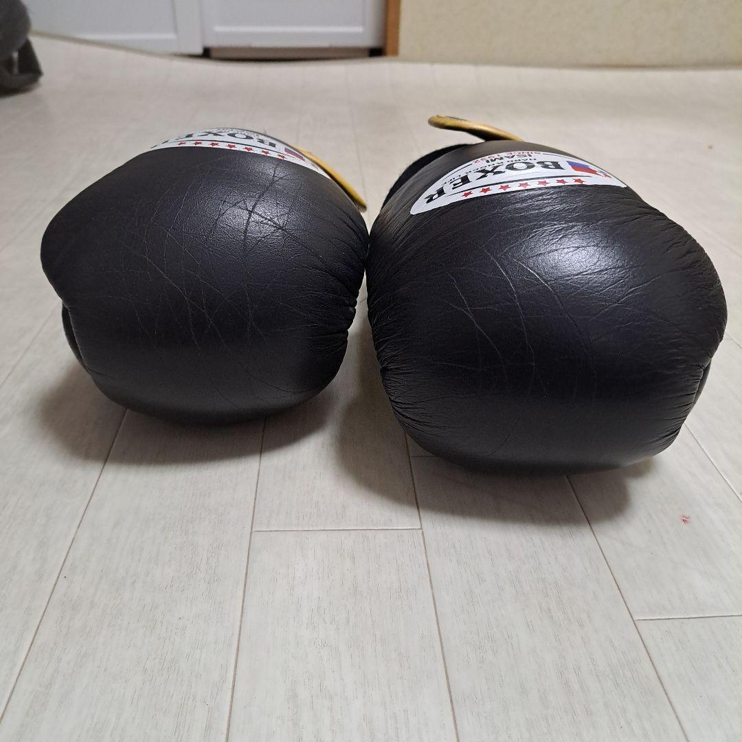 ISAMI BOXER ボクシンググローブ 黒/金　10オンス