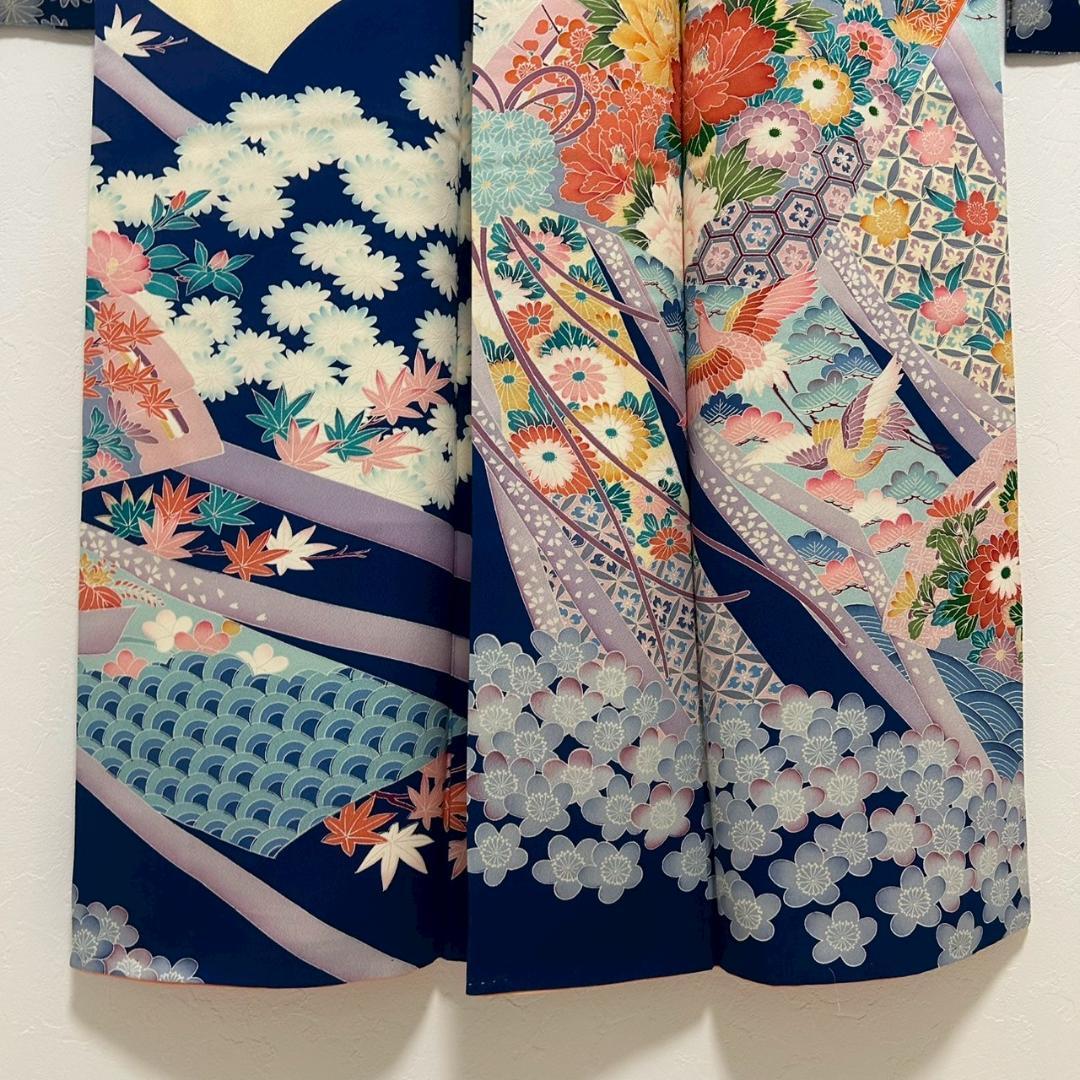 KP1781 振袖 身丈157cm 正絹 着物 成人式