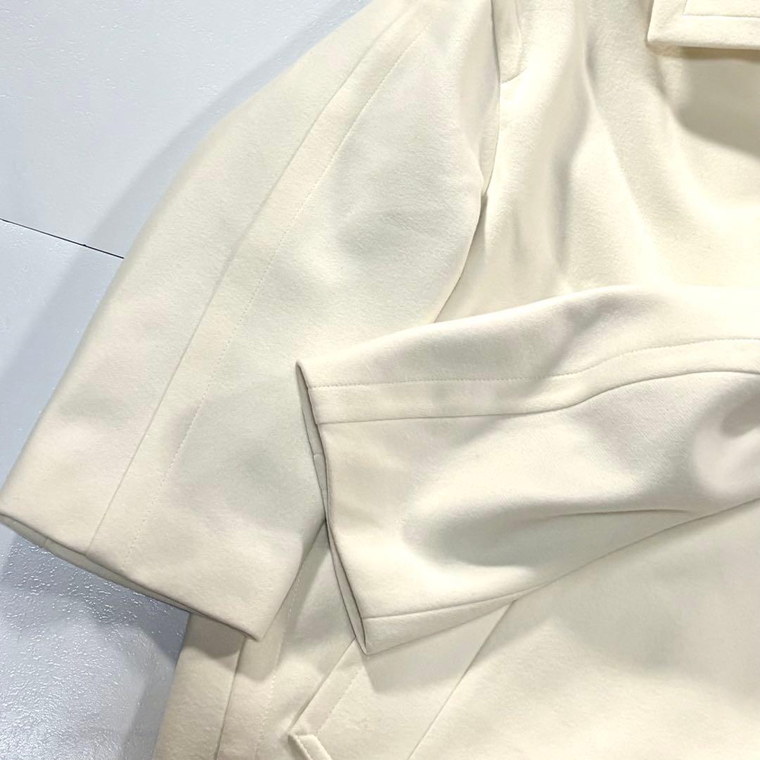 未使用級/22AW● CINOH チノ ボンディングメルトン チェスターコート