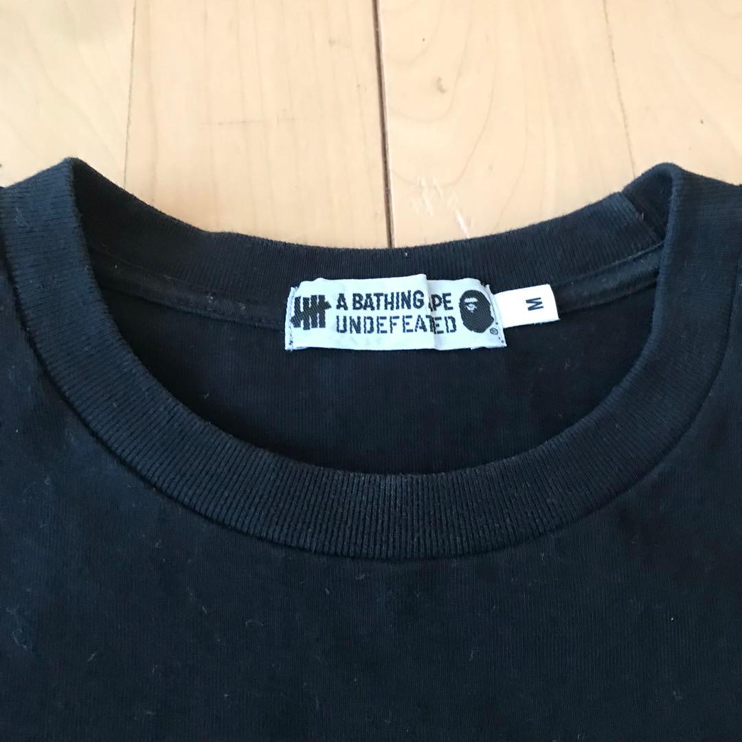ape BAPE UNDEFEATED ABC COLLEGE TEE Tシャツ