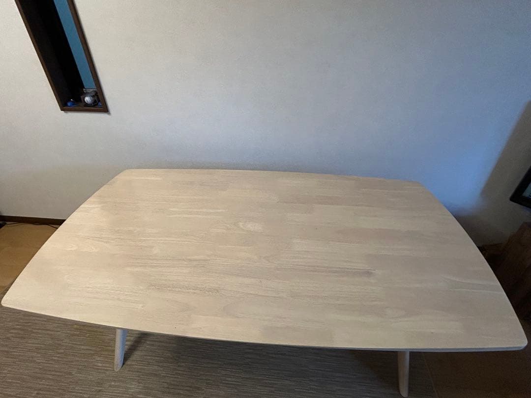 ニトリ　モダンライトウッドダイニングテーブル