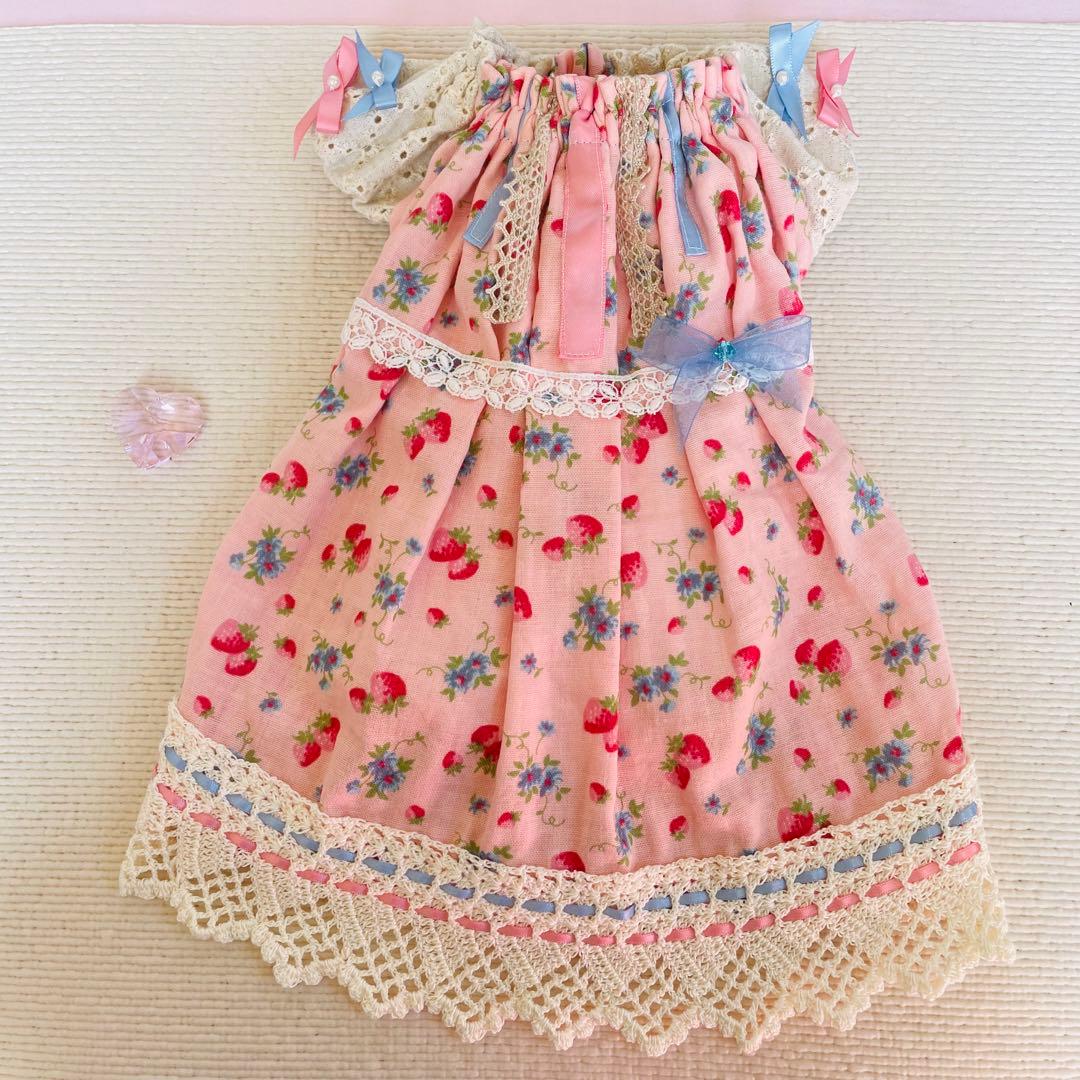 春色ワンピース　∞TuTu∞  犬服ハンドメイド　犬の洋服　犬服ワンピース