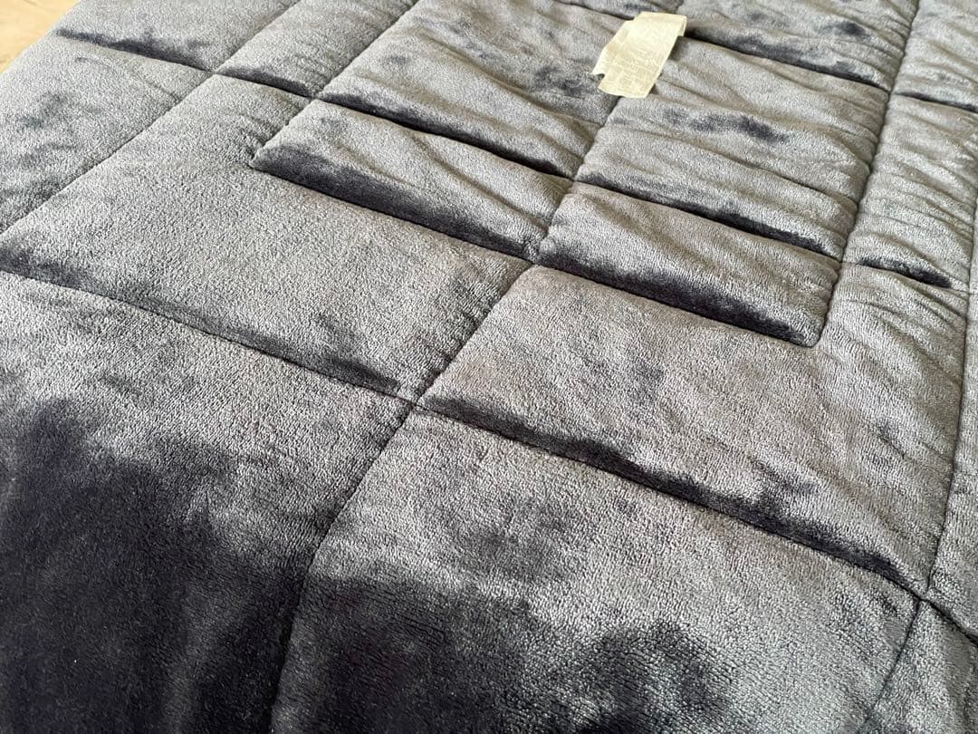 【中古】MUJI 楕円こたつセット（専用こたつ布団＆下敷ラグ）