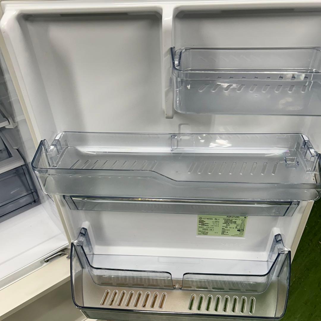 714 AQUA 大型冷蔵庫　1〜4人暮らし　小型　同棲　272L ホワイト