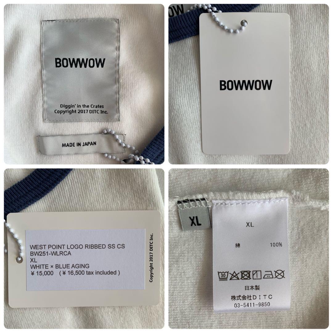 【BOW WOW】WEST POINT RIBBED SS ／新品タグ付／送料込