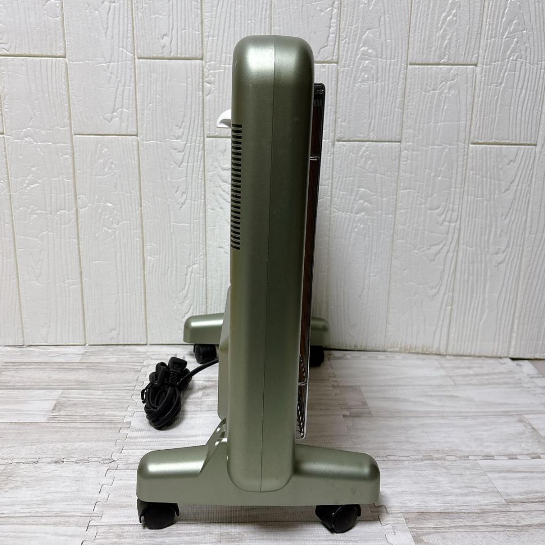 サンルミエ 遠赤外線暖房器 ヒーター E800L-TM3 タイマー付き グリーン