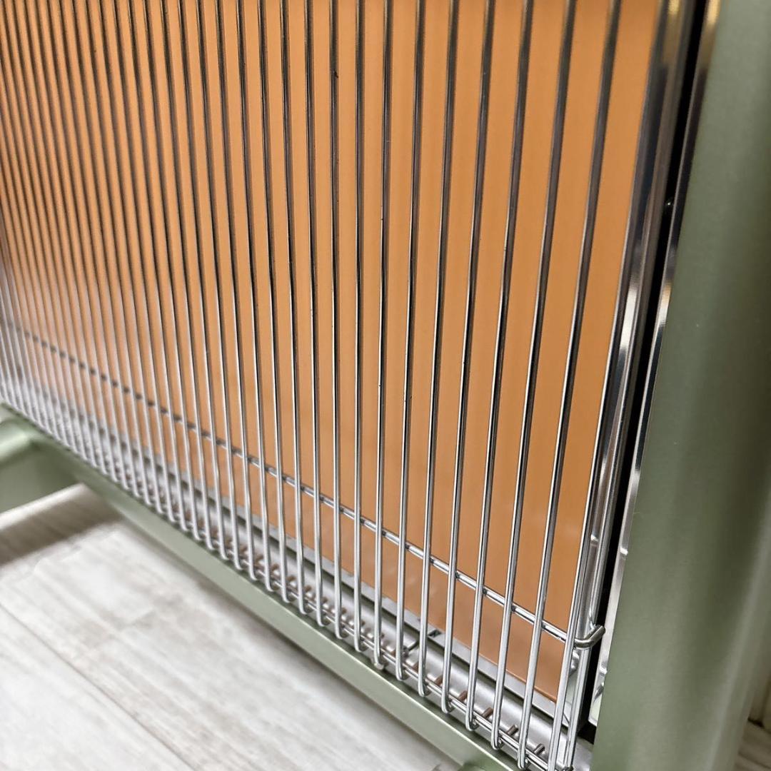 サンルミエ 遠赤外線暖房器 ヒーター E800L-TM3 タイマー付き グリーン