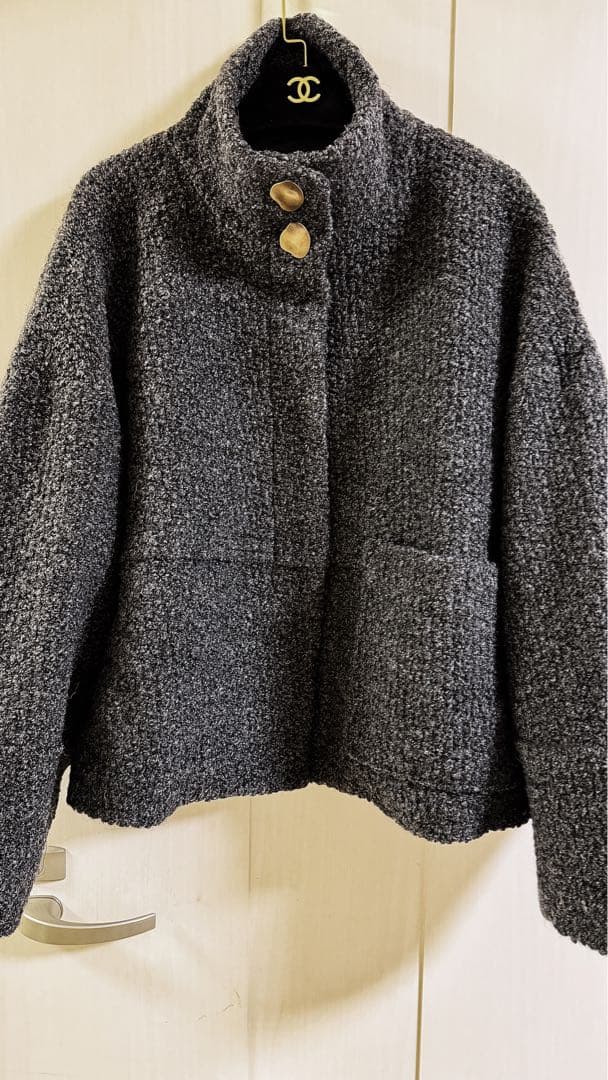 EAPHI STAND COLLAR COAT新品チャコール