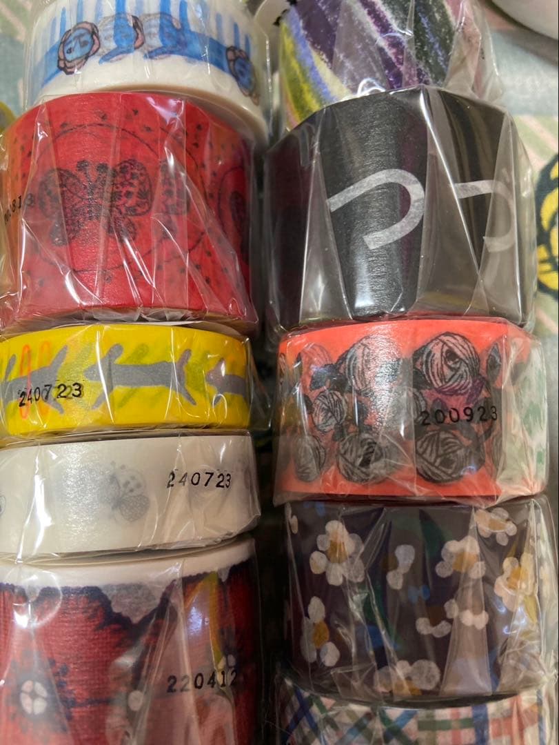 mina perhonen 限定　マスキングテープ　つづく展　廃盤品　封筒付き